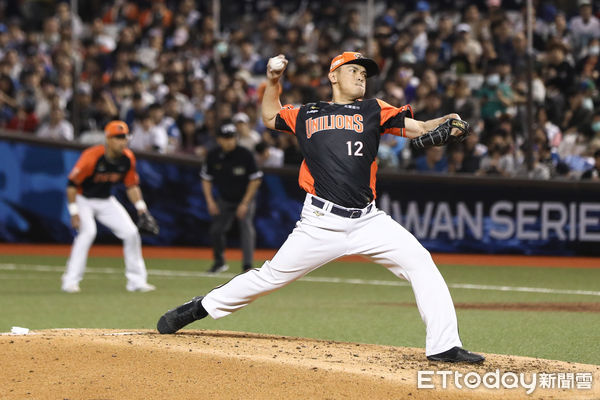 ▲統一獅投手陳韻文。（圖／記者林敬旻攝）
