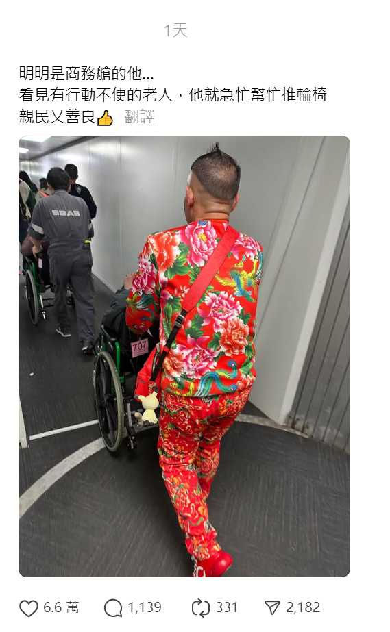 竹北吊車大王「低調1善舉」被拍下　胡漢龑親自協助地勤本人回應了