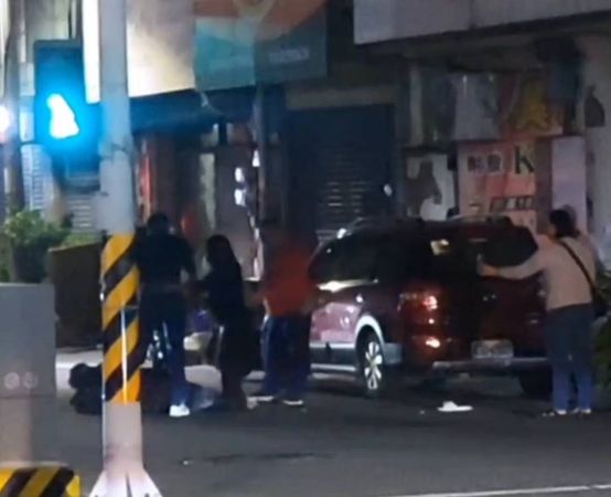 ▲彰化員林市鬧區發生酒客鬥毆事件。（圖／翻攝自社會事新聞影音）