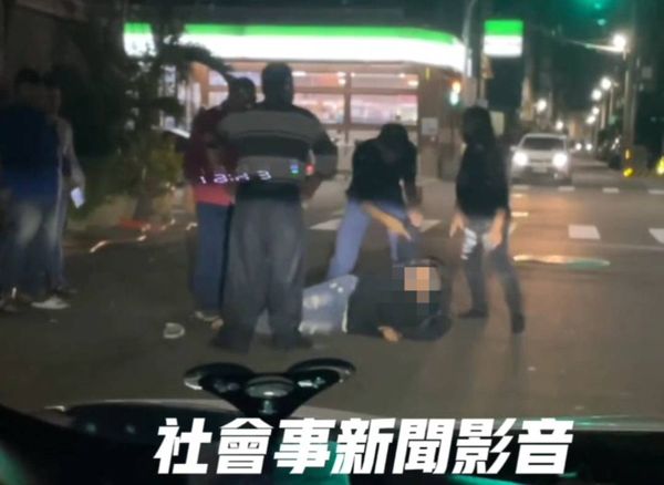 ▲彰化員林市鬧區發生酒客鬥毆事件。（圖／翻攝自社會事新聞影音）