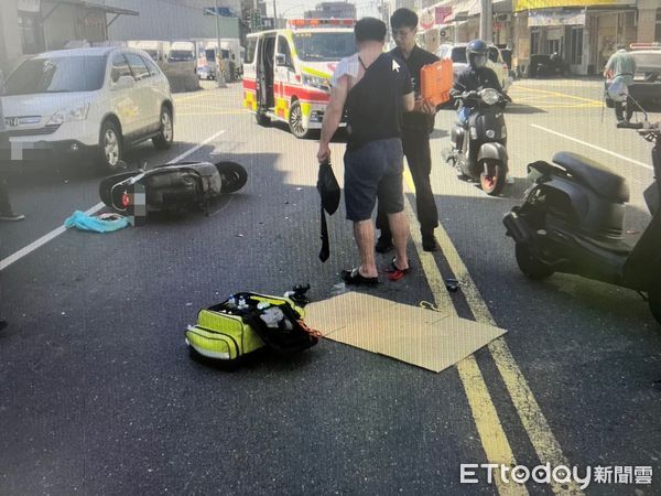 ▲▼車禍。（圖／記者吳世龍翻攝）