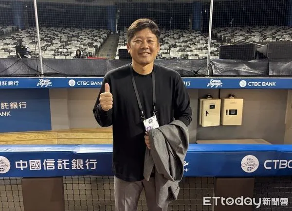 ▲前富邦悍將守備教練稻田直人。（圖／記者陳立勳攝）