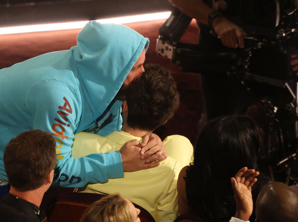 ▲亞當山德勒（Adam Sandler）大鬧奧斯卡。（圖／路透社）