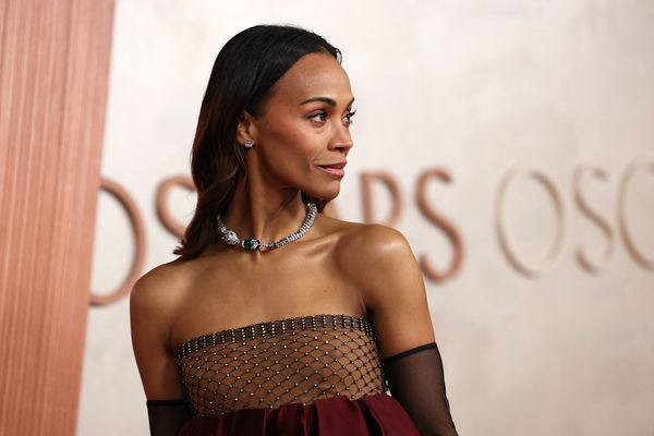 ▲《璀璨女人夢》柔伊莎達娜拿下第97屆奧斯卡最佳女配角獎。（圖／路透）