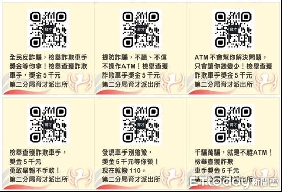 ▲台中人ATM領錢多看幾眼！發現車手掃QR Code領5千塊。（圖／警方提供）