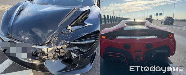 ▲麥拉倫、法拉利車禍。（圖／資料照片）