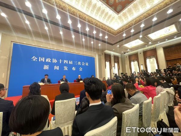 ▲▼ 2025兩會、政協中外記者會、劉結一、發言人             。（圖／記者任以芳攝）