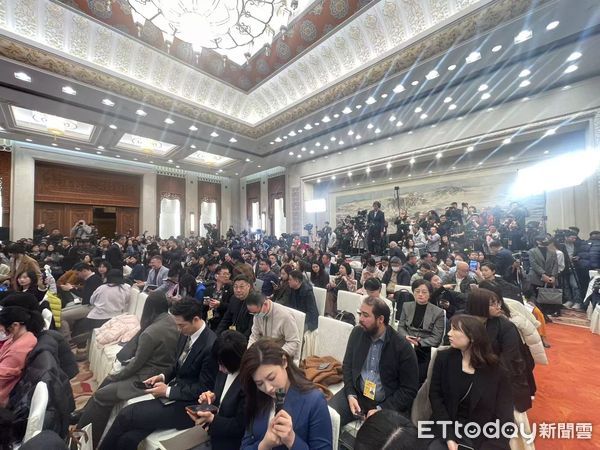 ▲▼ 2025兩會、政協中外記者會、劉結一、發言人             。（圖／記者任以芳攝）