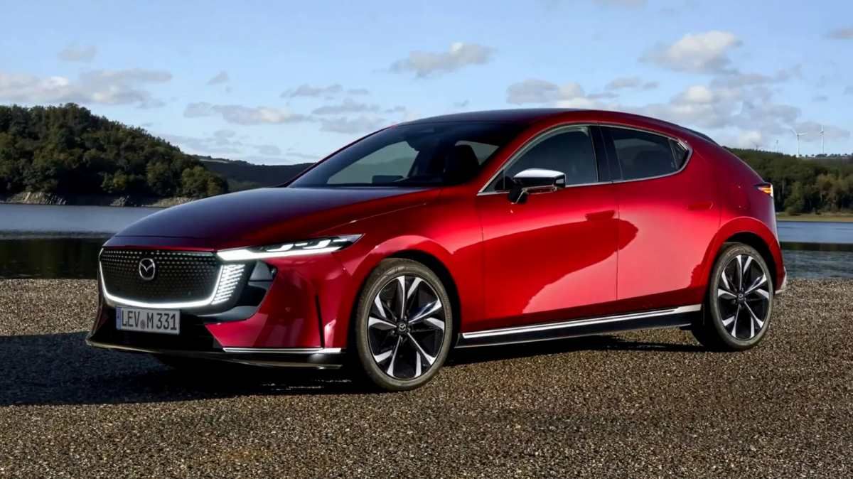 ▲Mazda 3預期正在開發中，將搭載全新的汽油、EV純電動立。（預想圖／翻攝自youtube@MV Auto）