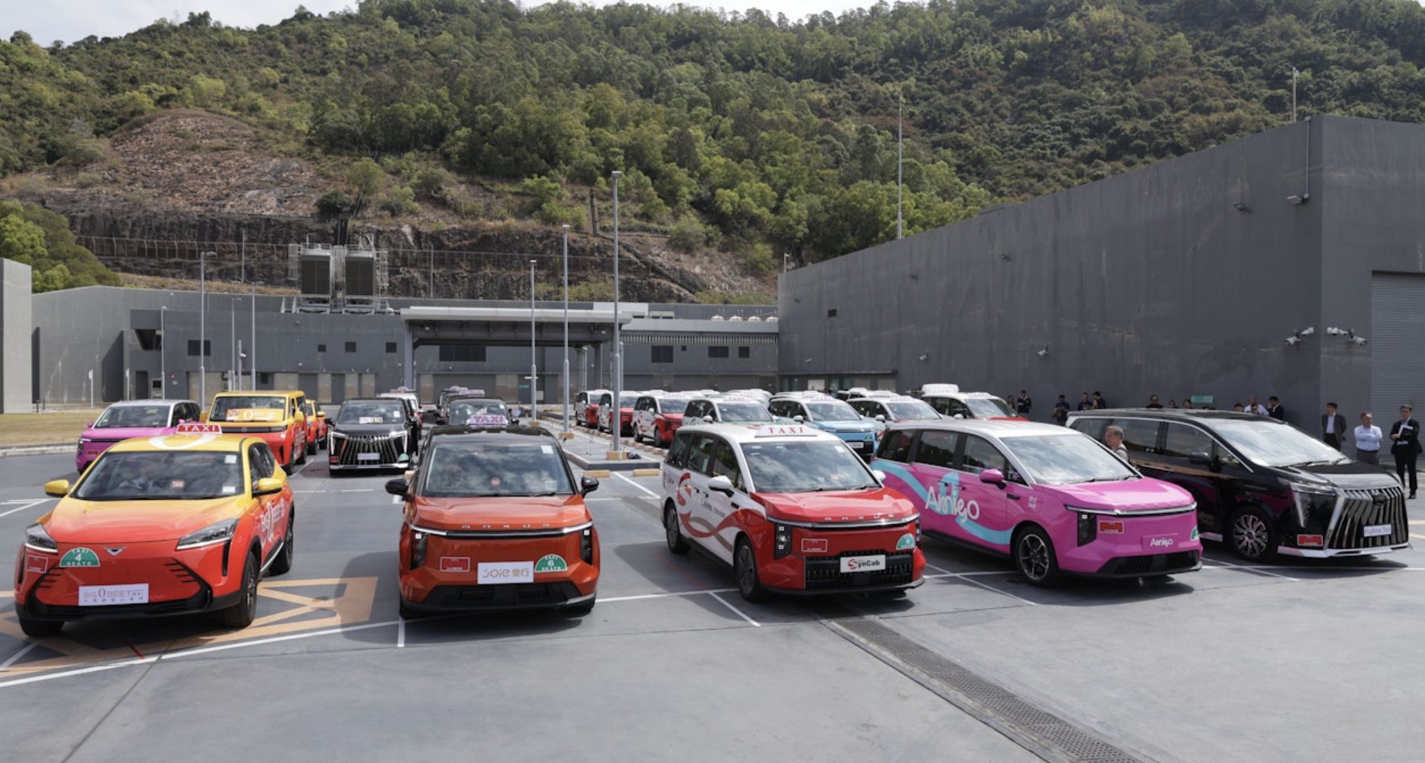 ▲香港新推出5大網約車隊。（圖／香港01）