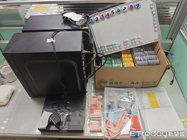 ▲台南市警一分局接獲線報，破獲德州撲克競技館以合法切磋德州撲克牌藝競技為由，實際私下非法從事賭博之不法行為。（圖／記者林東良翻攝，下同）