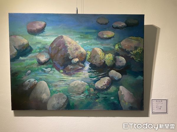 ▲陳明順作品《心的靜》。（圖／記者許宥孺翻攝）