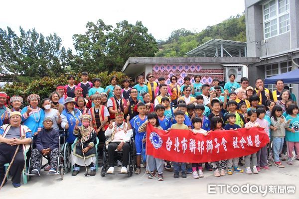 ▲台北市聯邦獅子會偏鄉捐愛心。（圖／記者楊漢聲翻攝）