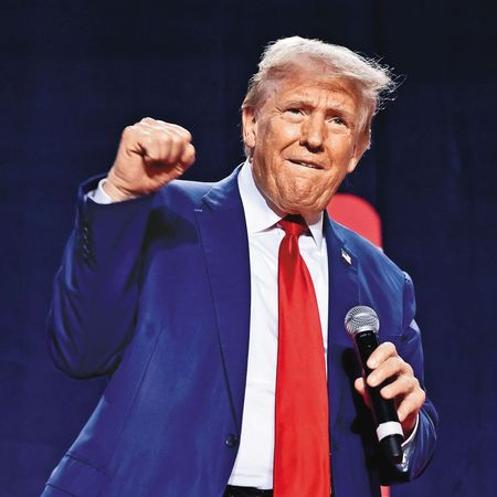 美國總統川普（圖）上台後強力掃蕩非法移民，劉喬安因此遭逮。（翻攝川普臉書）