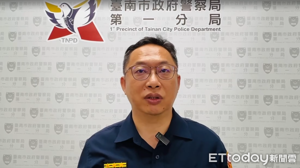 ▲台南市警一分局交通組組長黃文村呼籲駕駛人，行經路口應減速慢行，並注意車前狀況及兩車間隔，不得任意跨越兩車道行駛，以保護其他用路人安全。（圖／記者林東良翻攝，下同）