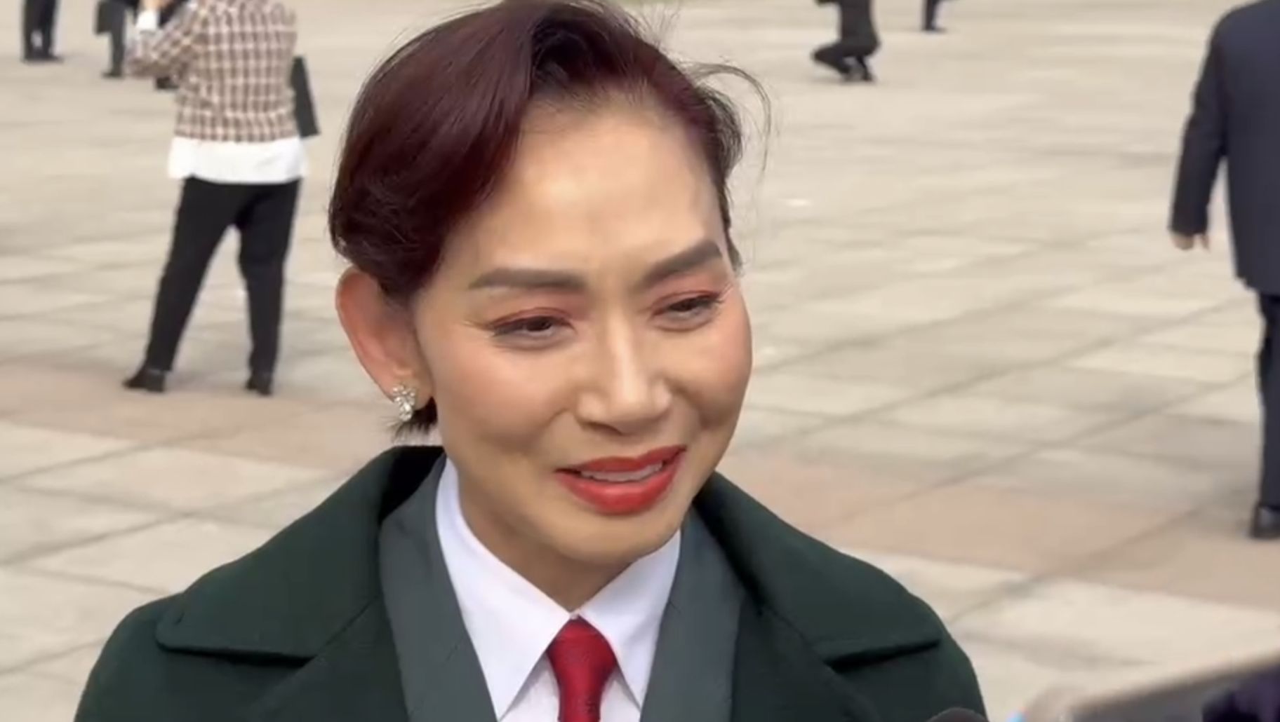 ▲香港人大代表鄺美雲。（圖／記者任以芳攝）