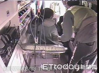 ▲女性山友攀登可樂可樂安山時，右腳腫脹無法行走，獲空勤直升機成功救援回到平地就醫。（圖／記者高堂堯翻攝，下同）