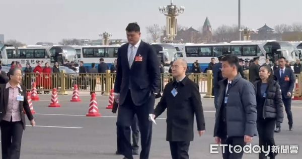 ▲姚明。（圖／記者任以芳攝）