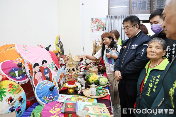 ▲台南北區公園里活動中心4日舉行耐震補強工程完工典禮，市長黃偉哲到場主持，盼提供市民更安全活動環境。（圖／記者林東良翻攝，下同）