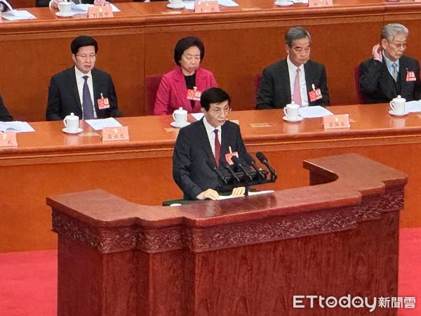 ▲▼ 2025政協開幕、王滬寧、北京            。（圖／記者任以芳攝）