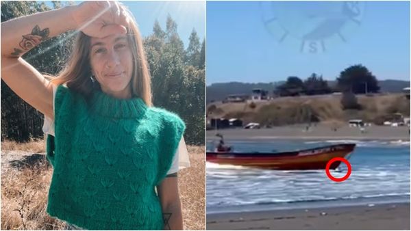 ▲▼奪命瞬間！快艇海上飆速「撞死衝浪客」　準新娘無辜喪命。（圖／翻攝Instagram@inspiratemirando、procesochile2024）