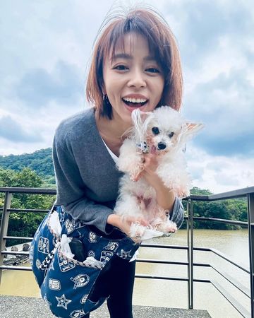 ▲王瞳羽愛犬哈嚕。（圖／翻攝自Facebook／王瞳）