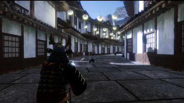 ▲▼《彌助模擬器》中武士舉起現代槍械的畫面。（圖／翻攝自Steam／Yasuke Simulator）