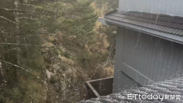 ▲▼合歡山也下冰雹了。（圖／林業保育署南投分署提供）