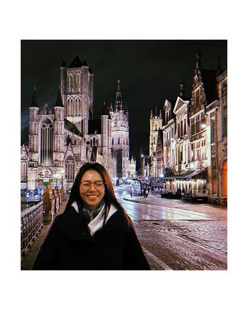 ▲夏于喬近日飛往比利時旅遊。（圖／翻攝自Facebook／夏于喬（喬喬））