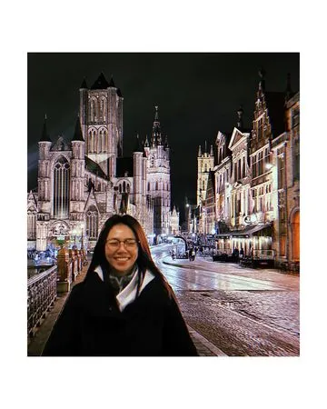 ▲夏于喬近日飛往比利時旅遊。（圖／翻攝自Facebook／夏于喬（喬喬））