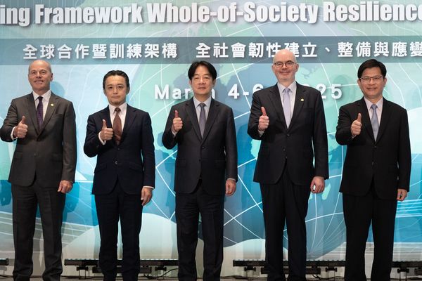 ▲▼總統賴清德出席「全球合作暨訓練架構（GCTF）全社會韌性建立、整備與應變研習營」開幕典禮。（圖／總統府提供）