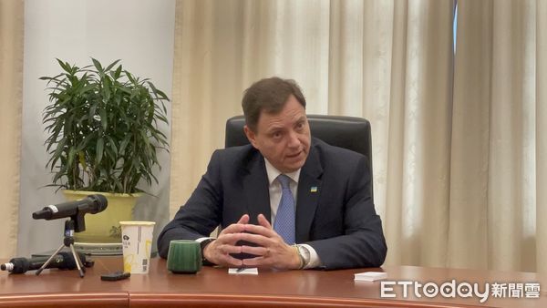 ▲▼美國商會烏克蘭分會（American Chamber of Commerce in Ukraine）會長亨德（Andy Hunder）。（圖／記者陶本和攝）