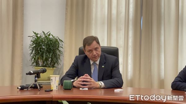 ▲▼美國商會烏克蘭分會（American Chamber of Commerce in Ukraine）會長亨德（Andy Hunder）。（圖／記者陶本和攝）