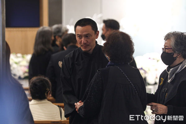 ▲張震母親趙欣然女士告別式。（圖／記者林敬旻攝）