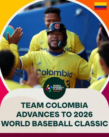 ▲▼哥倫比亞晉級經典賽會內賽。（圖／截自WBC官方粉絲團）