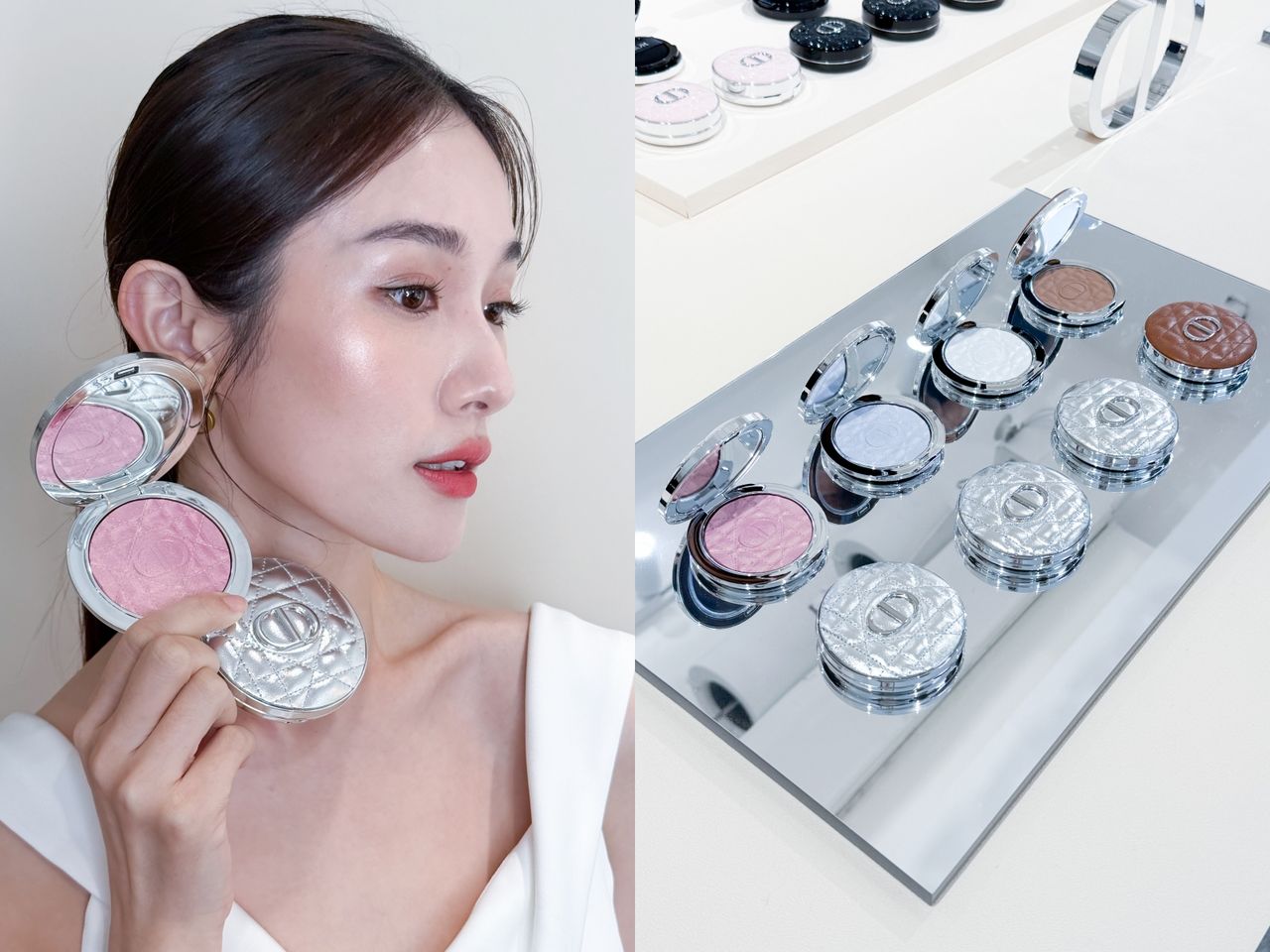 DIOR,迪奧,LUNASOL,伊麗莎白雅頓,彩妝,釉光肌。（圖／品牌提供、記者李薇攝）