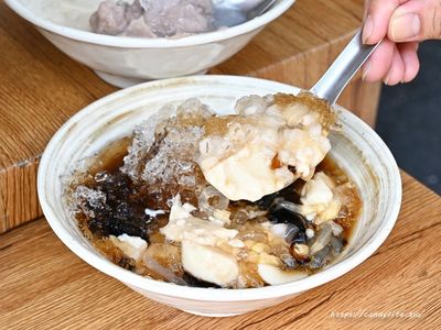 台中無名豆花免費續冰甜度可調太貼心