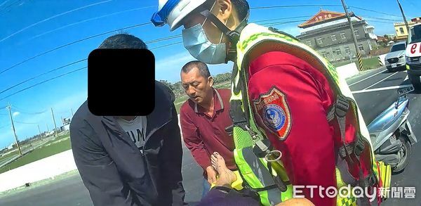 ▲新園消防分隊台27線車禍救護            。（圖／記者陳崑福翻攝）