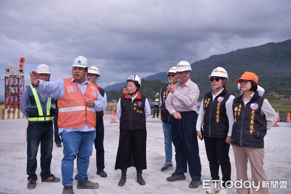 ▲▼花蓮高寮大橋基樁已全數完成，進度超前，預計將在明年上半年完工。（圖／花蓮縣政府提供，下同）