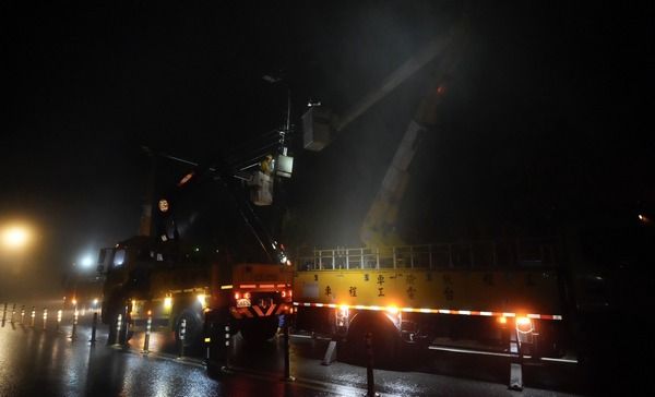 ▲台電桃園區處「驚蟄宣誓大會」