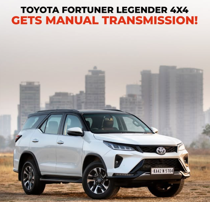 ▲TOYOTA Fortuner Legender於印度推出更親民的手排款！（圖／翻攝自TOYOTA）