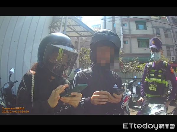 ▲▼1對逾期居留的越南籍情侶在派出所旁買菜，被鷹眼員警一眼揪出。（圖／民眾提供，下同）