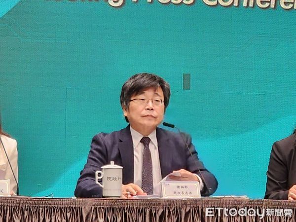 ▲▼衛生福利部次長周志浩出席行政院記者會。（圖／記者陳家祥攝）