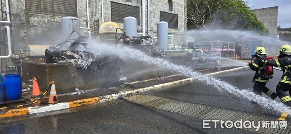 ▲▼核三廠搶救畫面。（圖／消防提供）