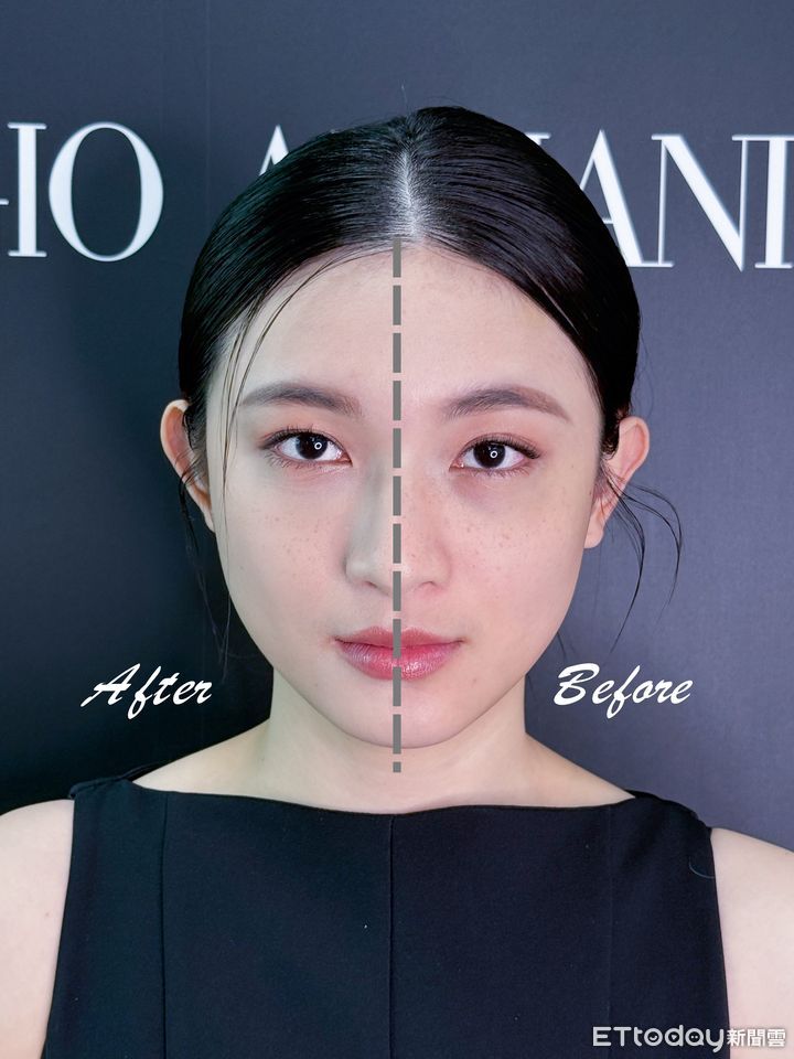 5D上妝法,ARMANI BEAUTY,粉底液,修容,迪奧,dior,風繡絨,彩妝。（圖／記者李薇攝）