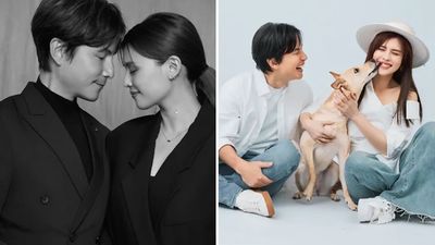 孫協志❤夏宇童「公開未曝光婚照」！改口叫老婆…告白486字：她救了我