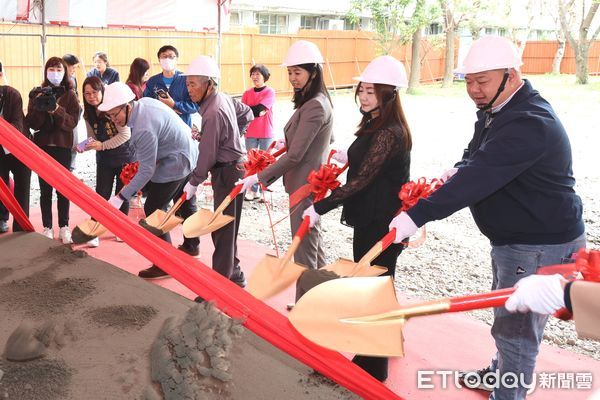 ▲斥資近5700萬元的草屯國小幼兒園舍新建動土。（圖／南投縣政府提供）