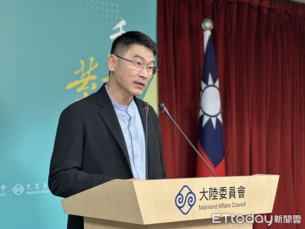 ▲▼陸委會副主委、發言人梁文傑。（圖／記者蔡紹堅攝）