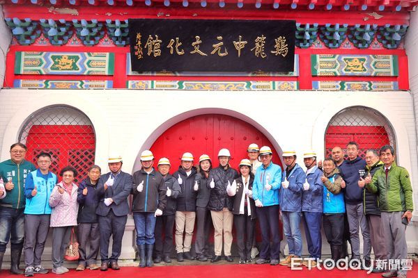 ▲基隆主普壇大規模整修。（圖／記者郭世賢翻攝）