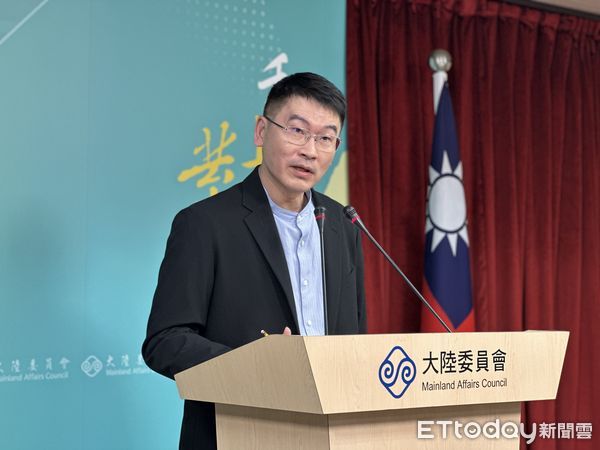 ▲▼陸委會副主委、發言人梁文傑。（圖／記者蔡紹堅攝）